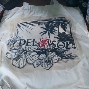 Del Sol heat/sun activated color changing tote